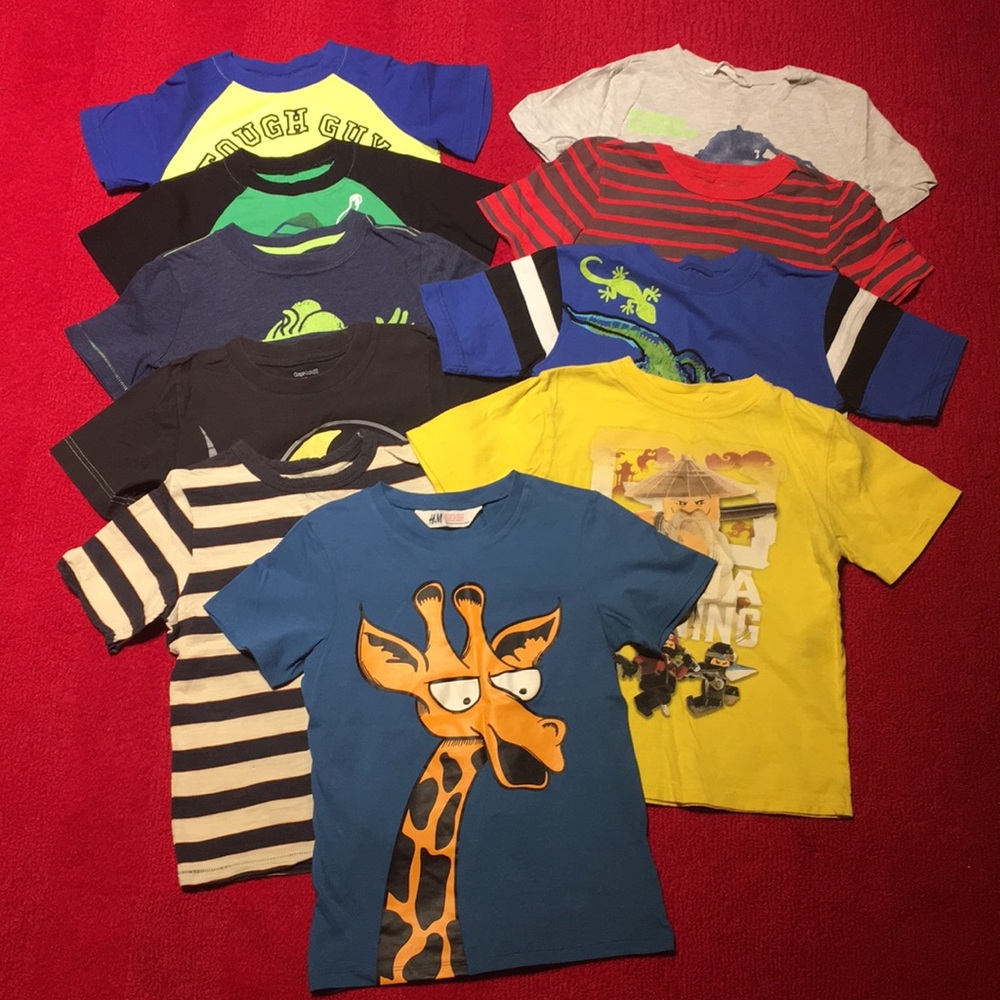 10 T-shirt’s